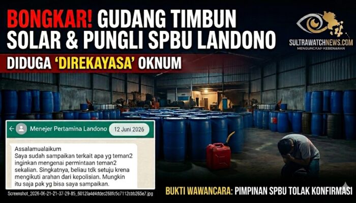 Diduga “Kebal Hukum” Akibat Bekingan Oknum, Pimpinan SPBU Landono Diduga Halangi Kerja Pers