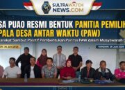 Desa Puao Resmi Bentuk Panitia Pemilihan Kepala Desa Antar Waktu (PAW