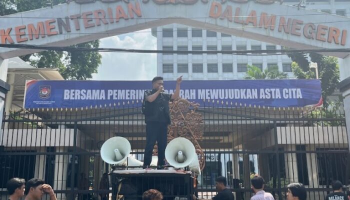 Tuntut Penyelesaian Tapal Batas, Konsorsium Masyarakat Pondidaha Geruduk Kemendagri RI