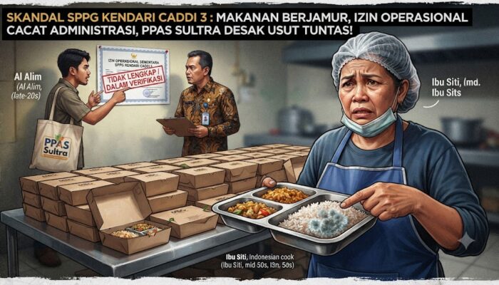 PPAS Sulawesi Tenggara Desak Penindakan Tegas Dugaan Pelanggaran Hukum di Dapur SPPG Kendari Caddi 3