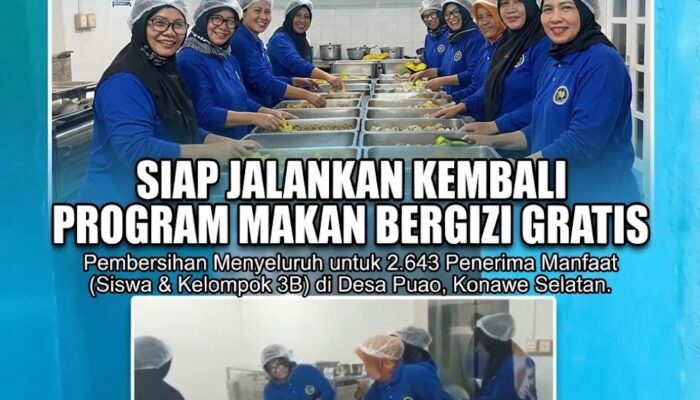 Satuan Pelayanan Pemenuhan Gizi (SPPG) Angata Siap Jalankan Kembali Program Makan Bergizi Gratis