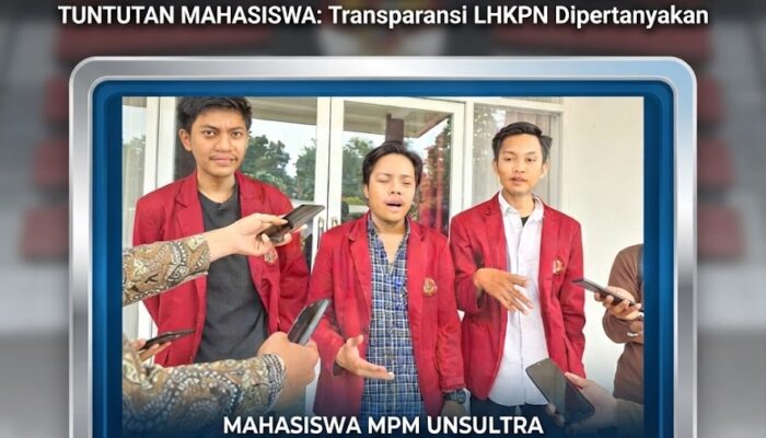 MPM UNSULTRA Desak KPK Periksa Lonjakan Harta Kekayaan Gubernur Sultra Andi Sumangerukka