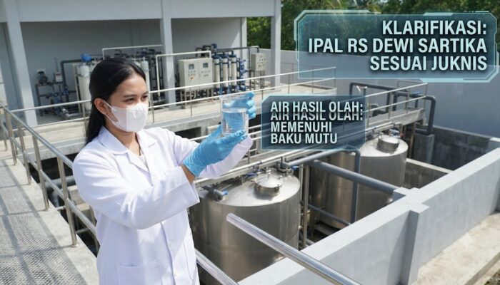 KLARIFIKASI DAN HAK JAWAB: RS Dewi Sartika Kendari Pastikan Pengelolaan IPAL Sesuai Prosedur dan Juknis