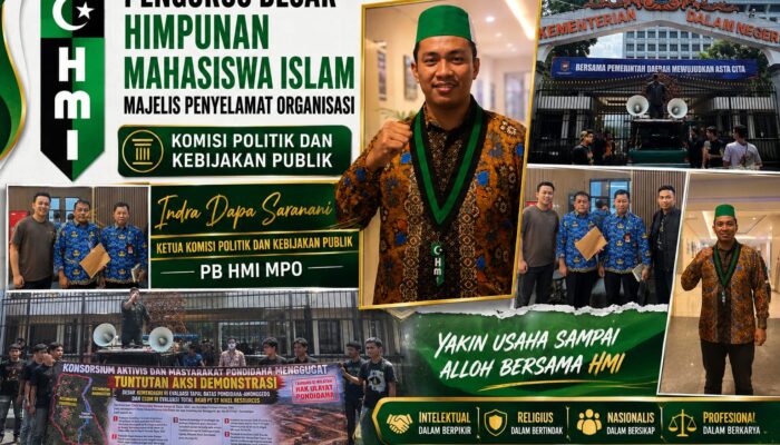 PB HMI MPO Desak Bupati Konawe dan Kemendagri RI Segera Tuntaskan Persoalan Tapal Batas Pondidaha–Amonggedo