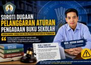 Ketua Umum Persatuan Aktivis dan Mahasiswa Sulawesi Tenggara Soroti Dugaan Pelanggaran Aturan Pengadaan Buku Sekolah