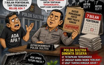Memasuki 7 Bulan Penyidikan Polda Sultra: Penetapan dan Pengungkapan Tersangka Kasus Korupsi Rp26 Miliar Dipertanyakan