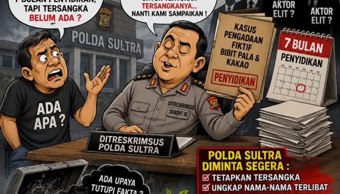 Memasuki 7 Bulan Penyidikan Polda Sultra: Penetapan dan Pengungkapan Tersangka Kasus Korupsi Rp26 Miliar Dipertanyakan