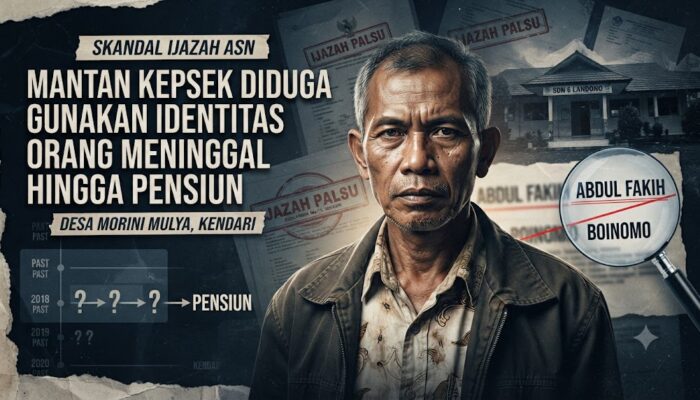 Skandal Ijazah Palsu di Landono: Eks Kepala Sekolah SDN 6 Diduga Gunakan Identitas Orang Meninggal untuk Menjadi ASN