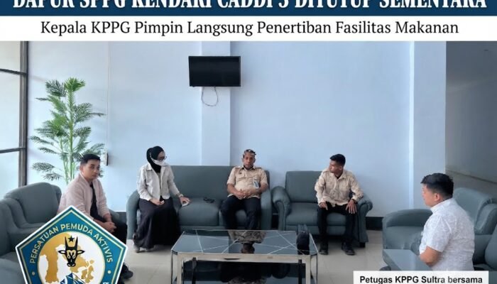 Jawab Tuntutan PPAS, KPPG Sultra Hentikan Sementara Operasional Dapur SPPG Kendari Caddi 3