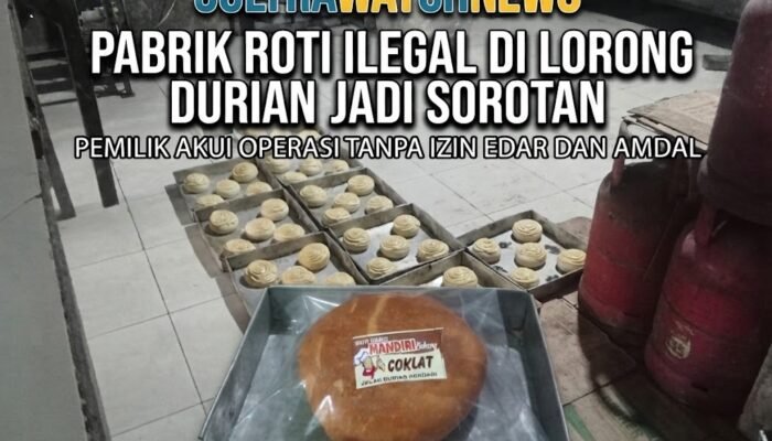 Tanpa Izin Edar dan AMDAL, Operasi Pabrik Roti Mandiri Bakery di Kendari Disorot