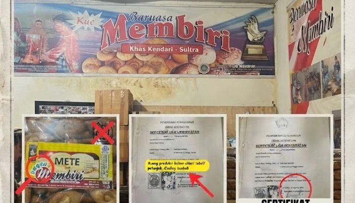 Temuan SULTRA_CW: UD. Baruasa Membiri Diduga Palsukan Izin Edar dan Label Pangan, Desak APH & Instansi Terkait Bertindak Tegas