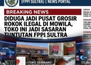 Soroti Peredaran Rokok Tanpa Cukai di Toko Grosir di Mataiwoi, FPPI Sultra Desak Polda Sultra Penyelidikan (Toko Muksin).