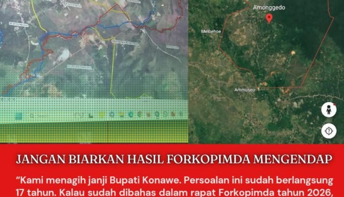 Sorotan tersebut kembali mencuat setelah persoalan tapal batas telah dibahas dalam rapat Forkopimda Kabupaten Konawe tahun 2026.