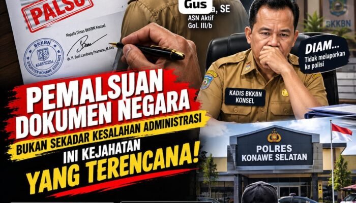Pengakuan Dosa Hukum: Langkah Minta Maaf Oknum ASN Gus Jadi Bukti Telak Pemalsuan Tanda Tangan Kadis