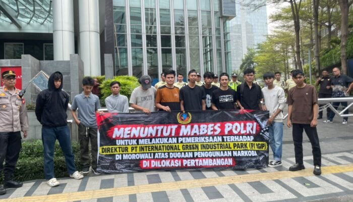 Kantor PT IGIP di Jakarta Didemo, Diduga Ada Peredaran Narkoba di Kawasan Industri Morowali