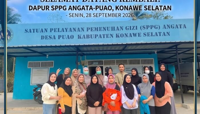 Sempat Libur Sepekan, Dapur SPPG Angata-Puao Konawe Selatan Kembali Beroperasi Salurkan Makan Bergizi Gratis